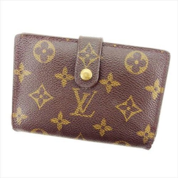 Louis Vuitton Wallet Purse Coin purse Monogram Brown Woman Authentic - Picture 1 of 9